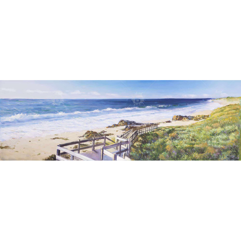«Walk To The Beach» sur toile