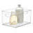 iDesign Small Plastic Bathroom Storage Bin with Handles - Clear-102076685