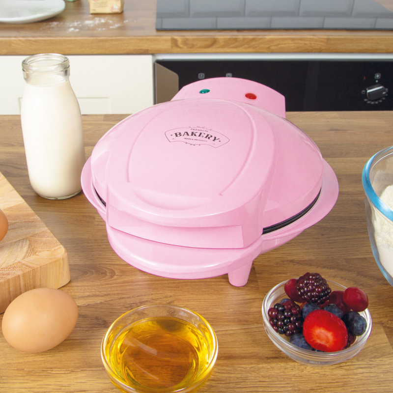 Global Gizmos 18cm Round Waffle Maker