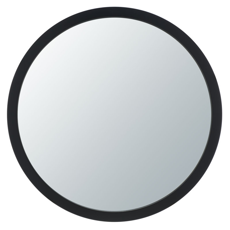 Miroir d'appoint mural Garcial, Noir