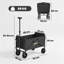 Heavy-Duty Folding Wagon Cart with Adjustable Handle, Carry Bag & Wheels (60kg Capacity, 62L)