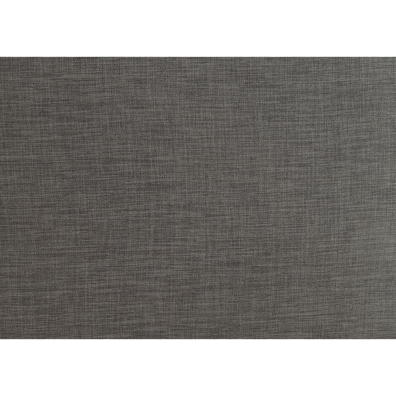 Canapé moderne en lin gris anthracite Sofalaurissa avec 4 coussins