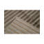 Wool Striped Area Rug in Brown