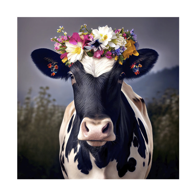 Art sur toile «Bachelor Sasha Flower Crown I», H 14 po x l 14 po