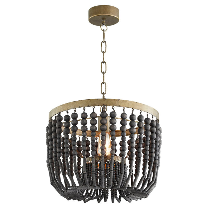 Estrella II 1-Light Tinted Raw Iron Pendant
