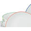 Luna Color Line Piece Porcelain China Dinnerware Set - Service for 4