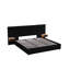 Lit plateforme avec rangement, lampes de lecture et port USB-1889299587