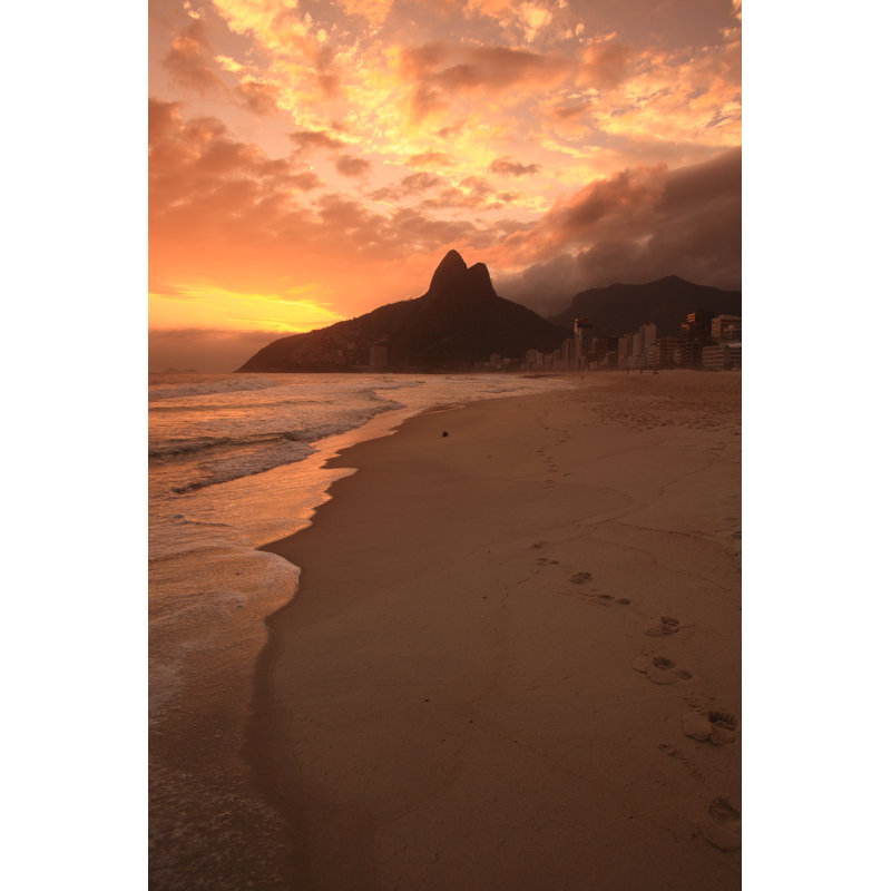 Ipanema Beach - Photographie sur toile tendue, L 12 po x H 18 po