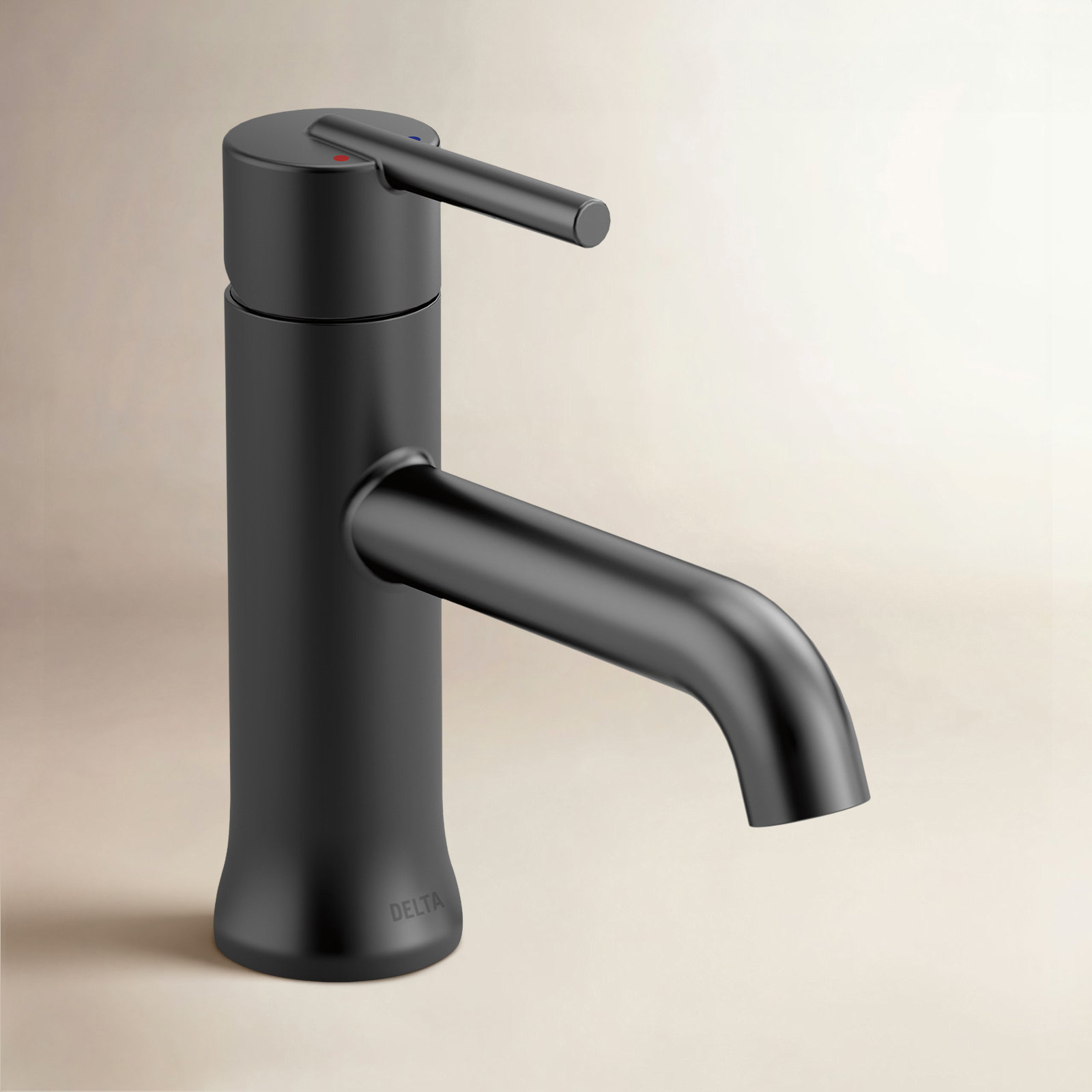 Trinsic Single-Hole Bathroom Faucet, Matte Black