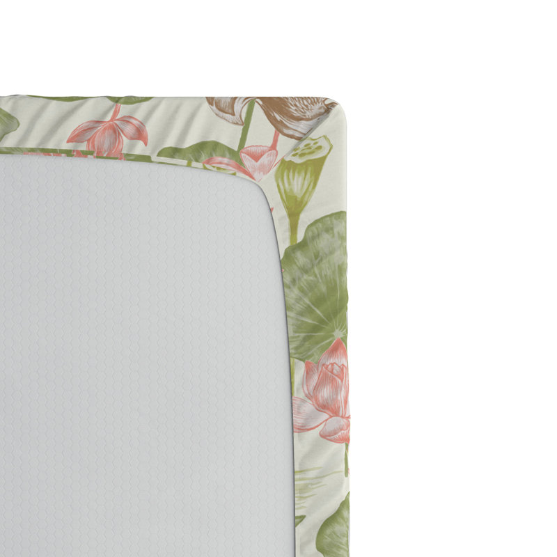 Drap-housse en caoutchouc/fleurs, Drap-housse grand