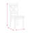 Lashbrook 6-Person Solid and Manufactured Wood Dining Set-495176432