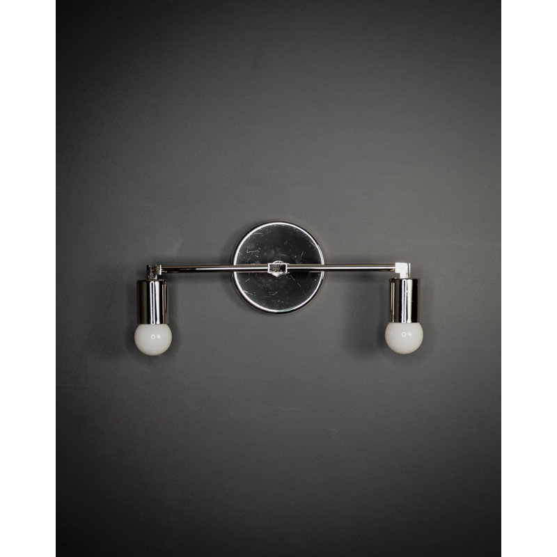 Milewski Armed Sconce, Polished Nickel