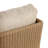 Sicilia Outdoor Woven Swivel Chair-Concha Beige