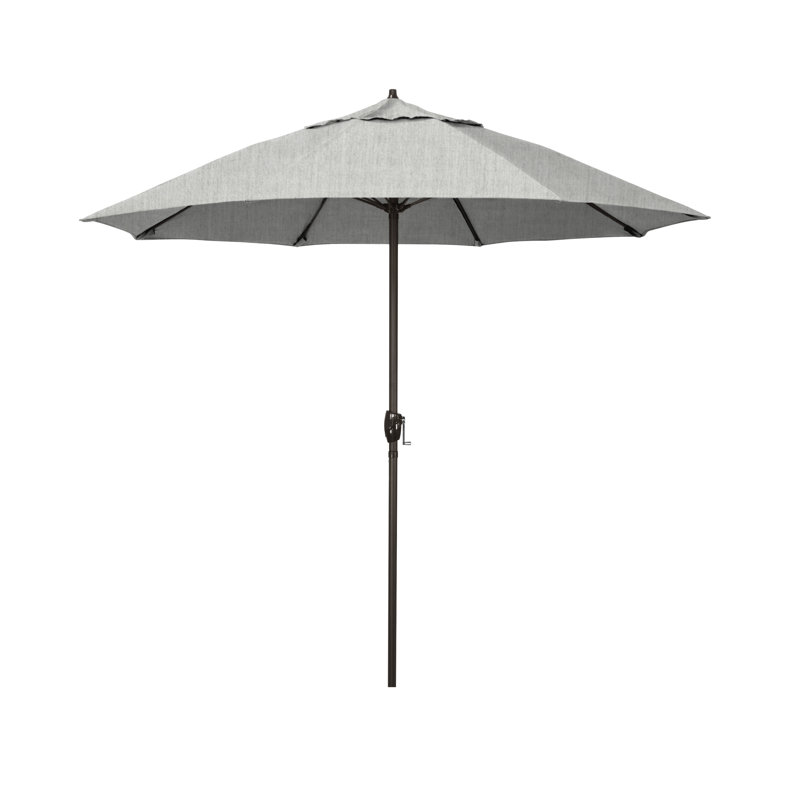 Parasol de marché 7,5 pi Gino, Toile granit Sunbrella®, H 94 po x l 86,3 po x P 86,3 po