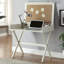 Bureau rabattable élégant avec plateau en liège et tiroirs de rangement 34,25 po Elegant Ivory-14909563