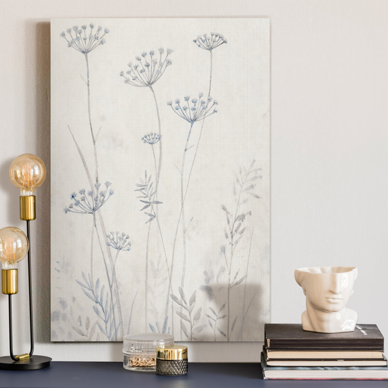 « Neutre Queen Anne Lace II », reproduction d’art sur toile tendue, H 12 po x l 8 po x P 1 po