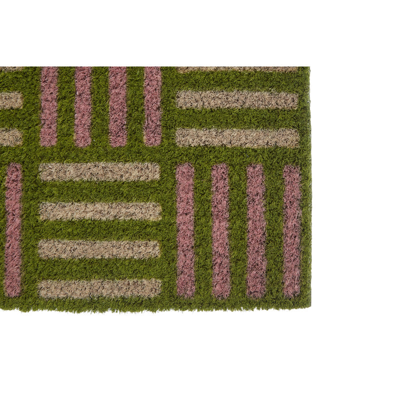 Drumahiskey Non-Slip Striped Doormat