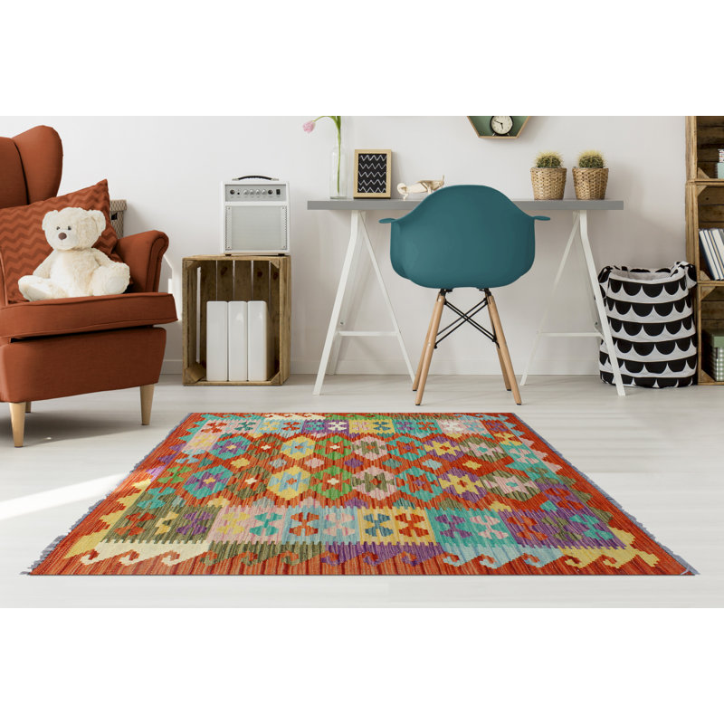 Flatweave Melda Red Rug