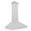 Hotte murale convertible ZLINE en acier inoxydable satiné à fixation murale 30 po ZLINE (8KL3S-30)-191206928