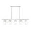 Luminaire suspendu linéaire à 5 lumières pour îlot de cuisine Nailwell-27063582