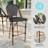 Martha Stewart Lily Pond All-Weather Stackable Patio Bistro Bar Stools-109713837-109713839