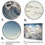 Abstrait Snowy Winter Mountains I - Paysage abstrait, art mural-680507171-680507168