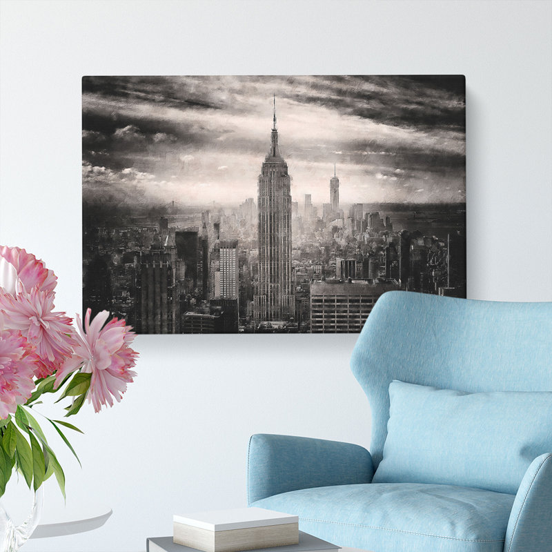 New York Skyline - Wrapped Canvas, 50cm H x 76cm W x 3cm D