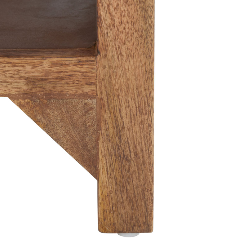 Nyah Coffee Table, Burnt Natural