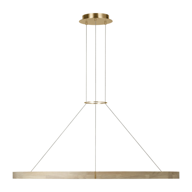 Ashok LED Chandelier, 1.9" H x 48.7" W x 48.7" D