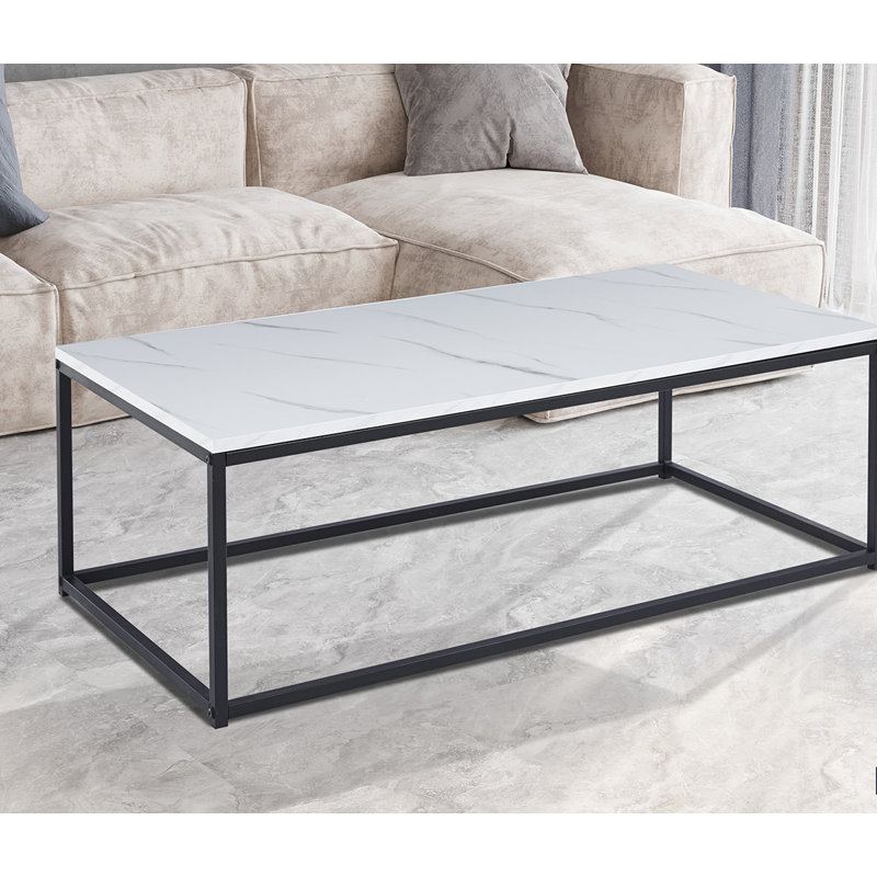 Dierker Frame Coffee Table, White