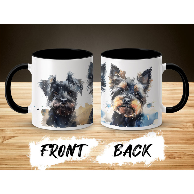 Ceramic Coffee Mug, Black, 3