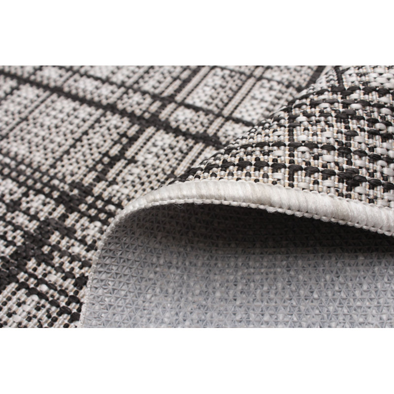 Tapis gris intérieur / extérieur Vista, Tapis de couloir 2 pi 2 po x 6 pi 7 po
