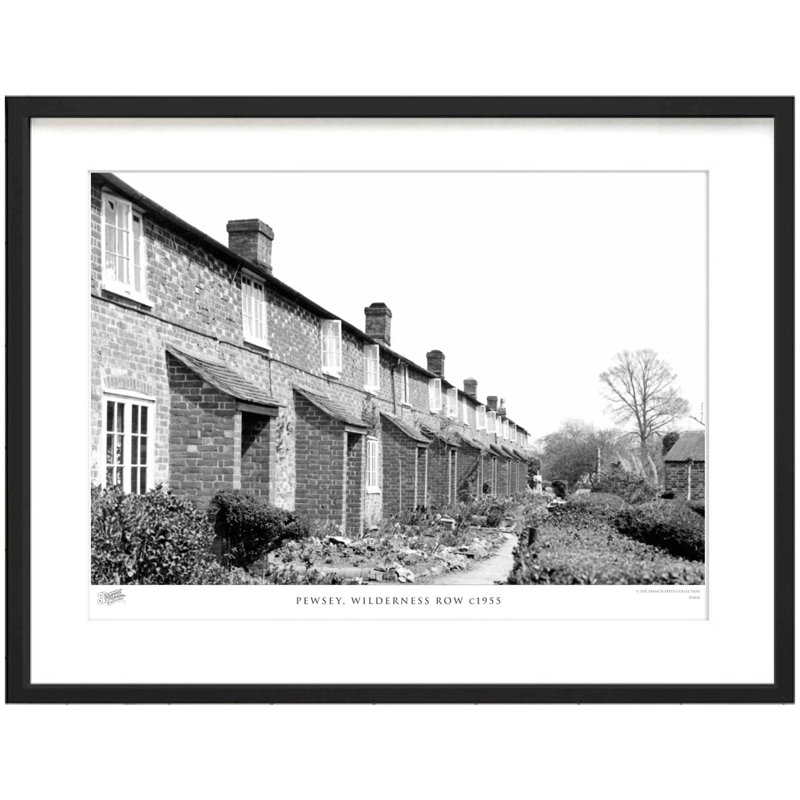 Pewsey, Wilderness Row C1955 - Single Picture Frame Print, 45cm H x 60cm W x 2.3cm D