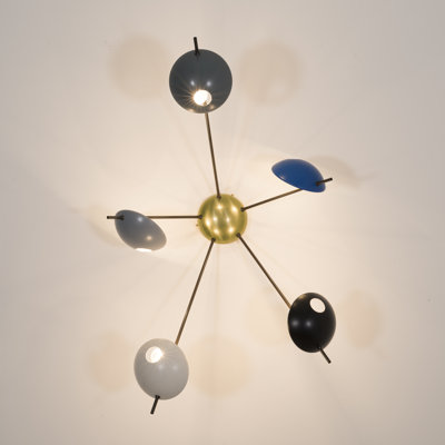  QUINQUE I - Light 24'' Unique/Statement Modern Linear LED Flush Mount