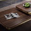 Table basse carrée en bois massif de style luxueux-1765741631