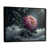 Toile avec cadre flottant noir