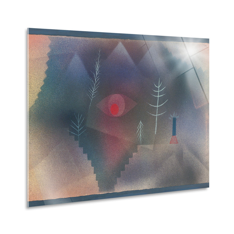 View Of A Landscape by Paul Klee - No Frame Print, Plastic/Acrylic, 100cm H x 140cm W
