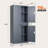 71" Metal Storage Cabinet, Garage Storage Organizer with Locking Doors, Drawer and Adjustable Shelves-1706050707