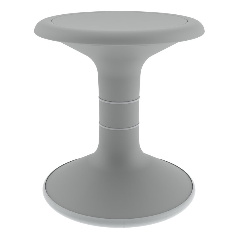 Tabouret Crossen Classroom, gris, H 14 po