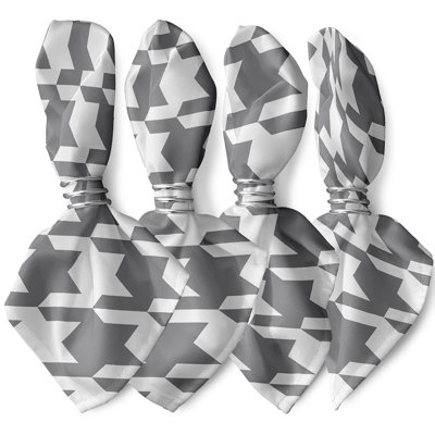 Bryant Polyester Geometric Square Napkin