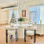 Modern Upholstered Dining Chair with Curved Arms