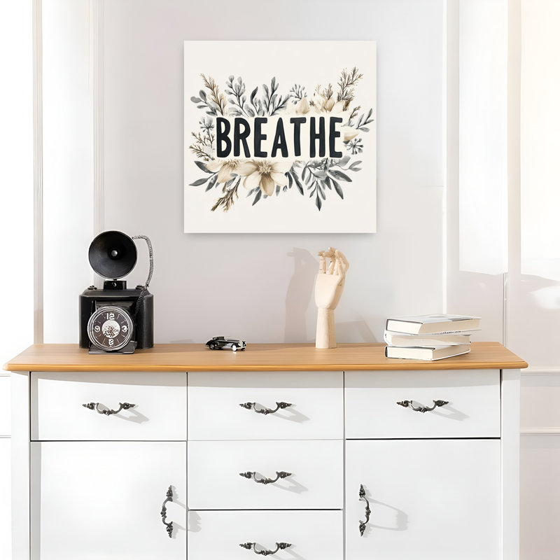 Naturea#039;S Whisper Organic Peaceful Serene Nature Flower Wall Art Print, 45.72cm H x 45.72cm W