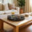 Coastal Large Set of 2 Round Bamboo Serving Trays 24 and 30" - 30" x 30" x 4"-140333244