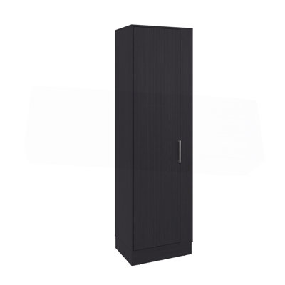 Storage Cabinet Manika, Laundry, Black