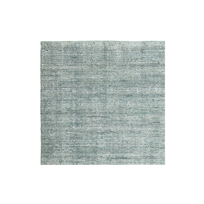 ZanowitZ Wool Area Rug in Steel Blue, Rectangle 8'6" x 11'6"