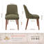 50.5cm H Fabric Upholstered Upholstered Back Side Chair in Grey-1962114114