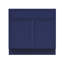 Colton 39" Freestanding Shaker Bathroom Vanity Cabinet with 2 Doors, No Countertop, Ready to Assemble, Blue-95216755
