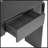 Entryway Table With Natural Wood Grain Finish, Fluted Design, Oval Top, And 2 Drawers For Elegant Storage-1291661304