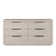 Commode double 6 tiroirs Aria