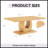 Modern Simple Luxury Rectangular Coffee Table